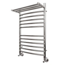 Полотенцесушитель водяной Point 500х800 Альфа с полкой П11, хром PN05158SP