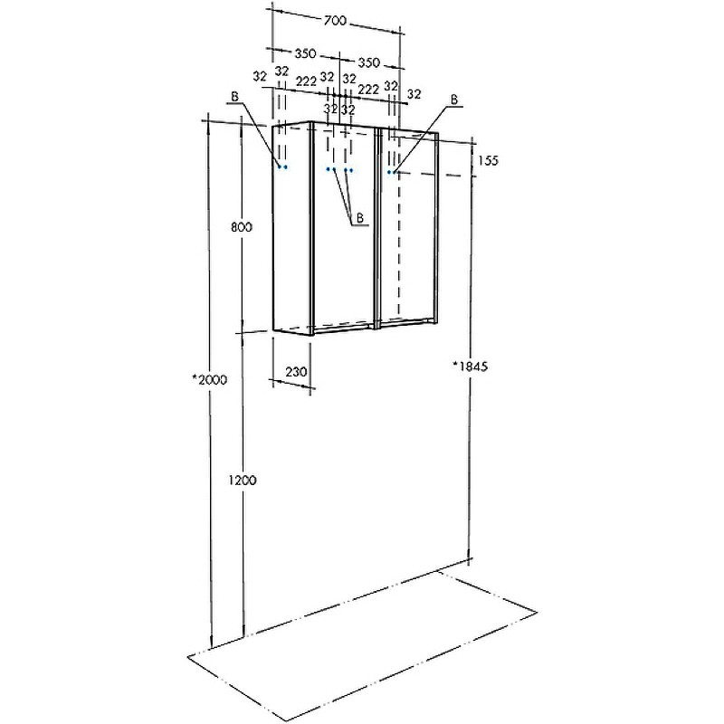 Приобрести акватон шкаф одностворчатый сканди 35 белый