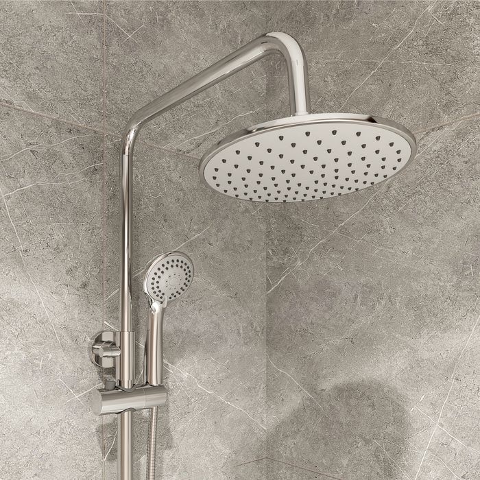 Приобрести iddis душевая система rosco, круглая d-200мм, хром rossb1fm06