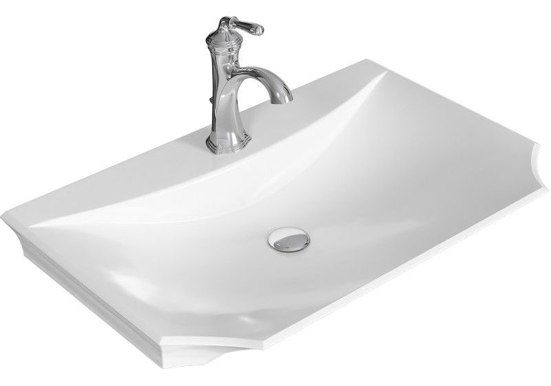 Приобрести тумба напольная с раковиной aqwella la donna 85 см lad0108blk, черный