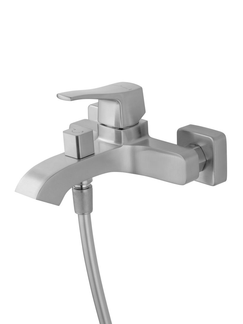 Приобрести смеситель для ванны с душем wonzon & woghand flex, брашированный никель (ww-88037072-bn)