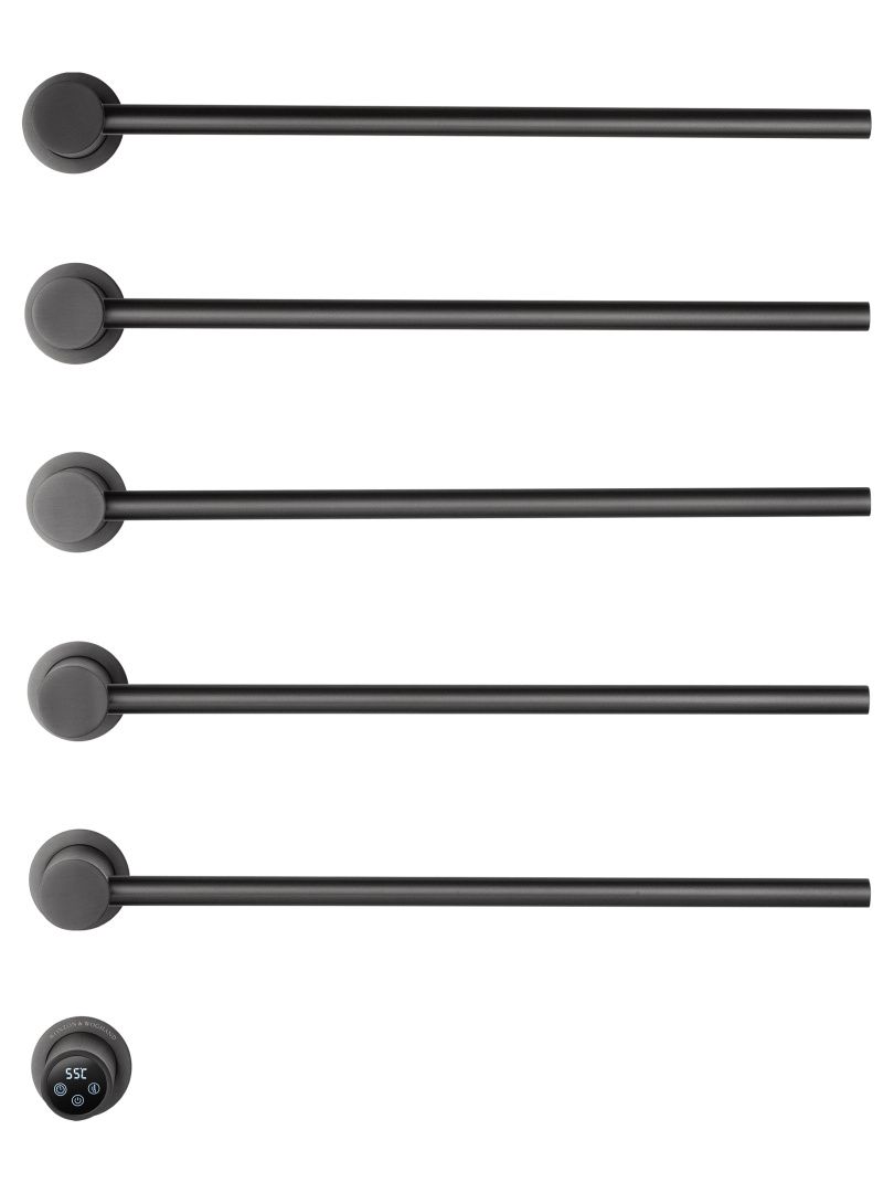 Приобрести полотенцесушитель электрический встраиваемый wonzon & woghand hamburg, темный графит (ww-al315-gm)