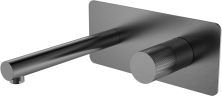 Boheme Смеситель для раковины Stick, настенный, оружейная сталь 125-GM.2