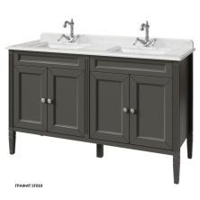 Caprigo Тумба с раковиной ALBION CONCEPT 140 см, черная