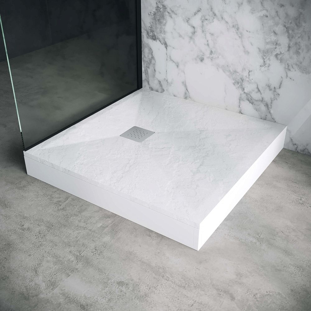 Приобрести grossman каменный душевой поддон strong 90x90 см, белый gr-s19090q