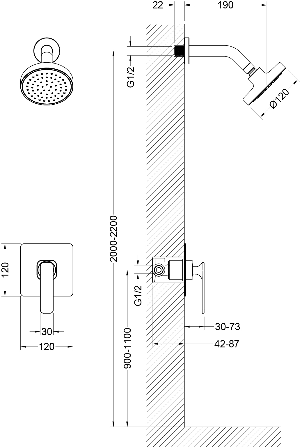 Приобрести душевая система встроенная timo torne sx-4379/00sm хром