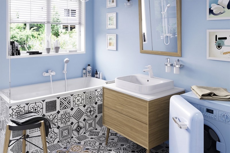 Приобрести kludi pure&easy однорычажный смеситель для ванны и душа, арт. 376819165