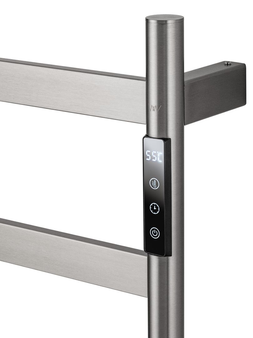 Приобрести полотенцесушитель электрический wonzon & woghand essen, брашированный никель (ww-a404-br)