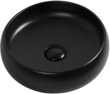 Aquanet Раковина Round-1-MB 36х36 см, черный матовый