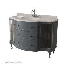 Caprigo Тумба с раковиной IMPERIO 120 см, черная, эмаль