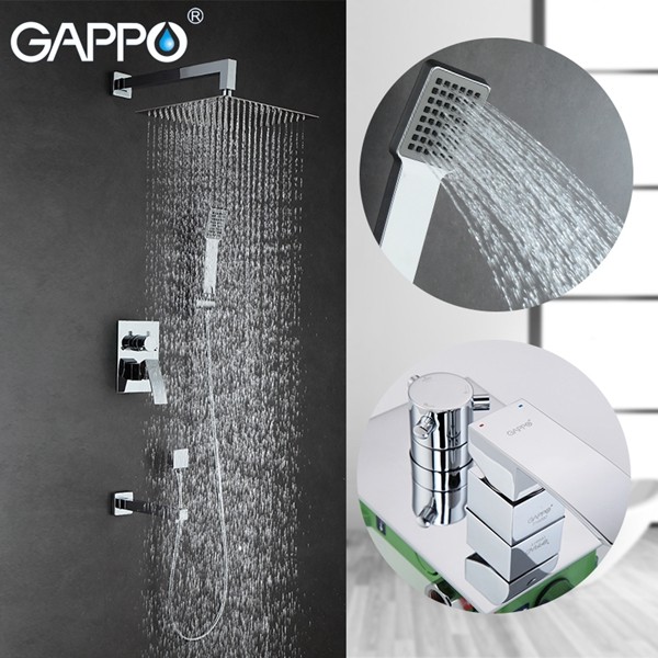 Приобрести душевой комплект gappo g7102