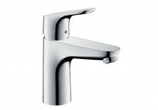 31607000 Focus Смеситель для раковины 100, однорычажный, со сливным гарнитуром, хром