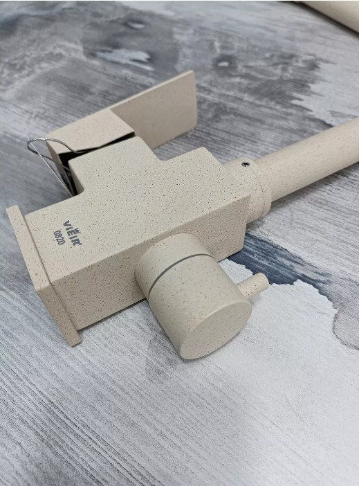 Приобрести смеситель для кухни vieir kitchen 359 мм, с подключением к фильтру, бежевый v15025(b)