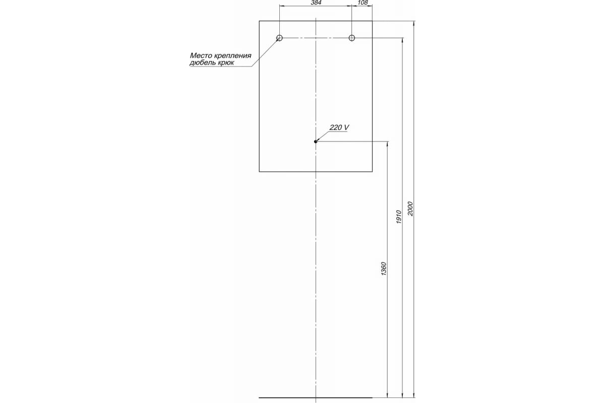 Приобрести aquanet зеркало гласс 60 см, led подсветка, белое
