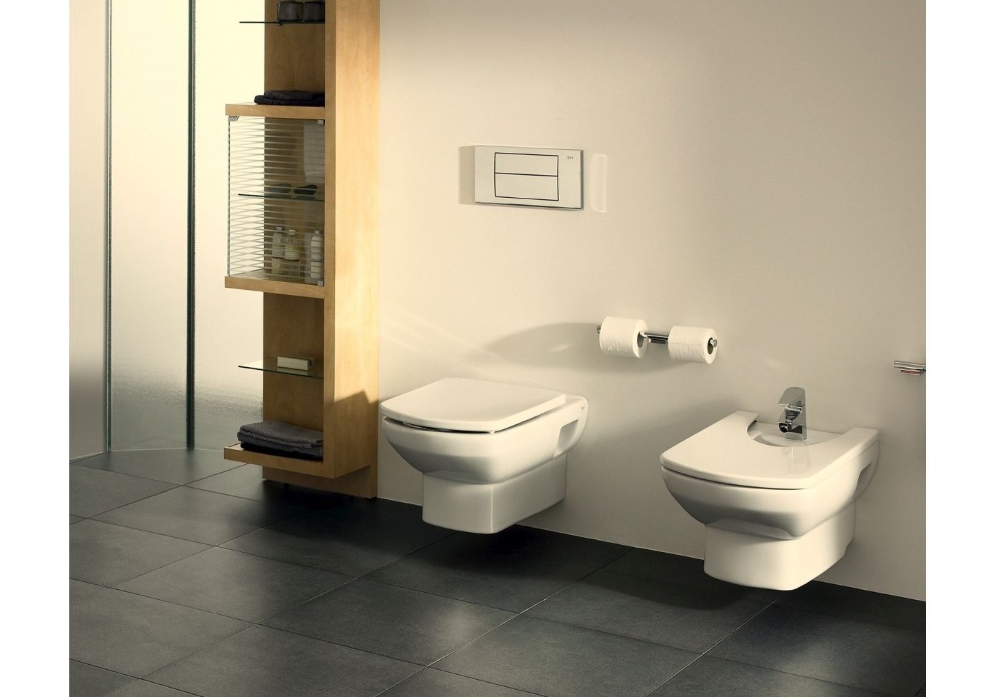 Приобрести крышка для биде roca dama senso, дюропласт 7.8065.1.100.4