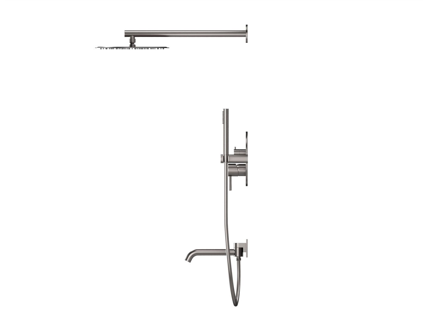 Приобрести hayzburg встраиваемая душевая система, никель hb-2001bn