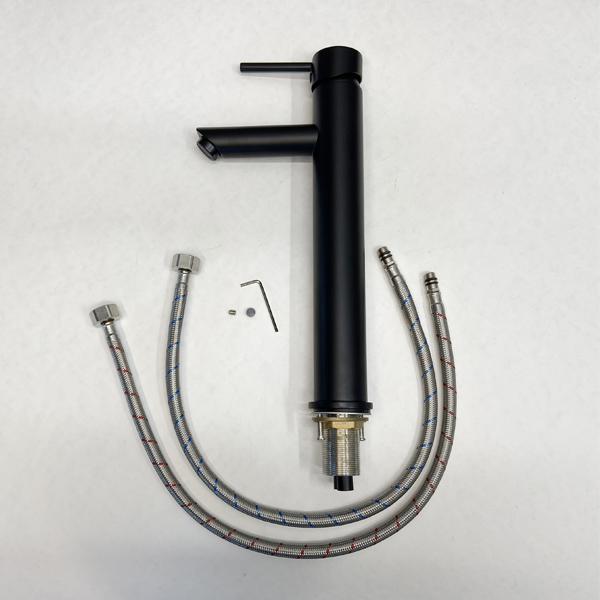 Приобрести comforty высокий смеситель для раковины 31 см, черный матовый, fc018b-cmt