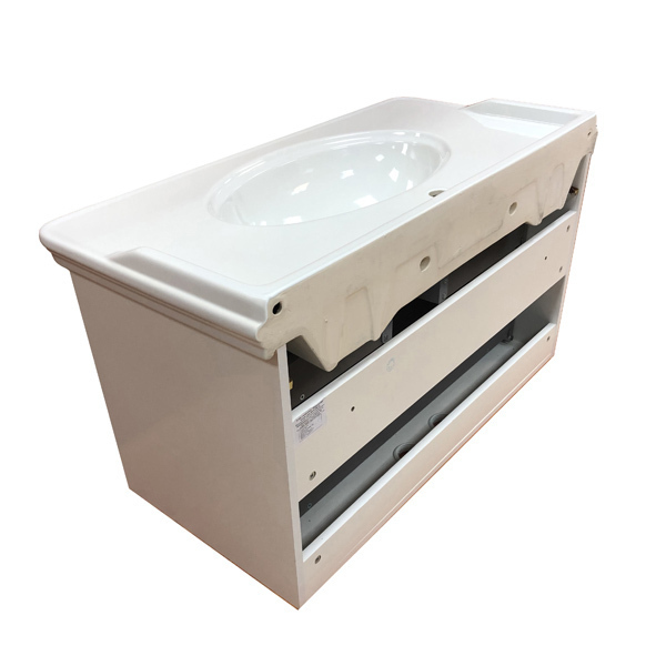 Приобрести сomforty тумба с раковиной "неаполь-100" белый глянец