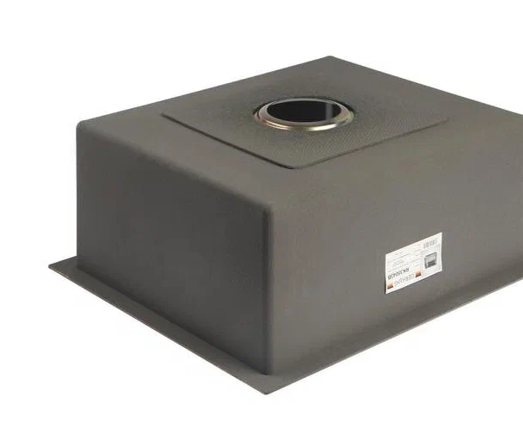 Приобрести gerhans кухонная мойка 58х48 см, левосторонняя, сатин