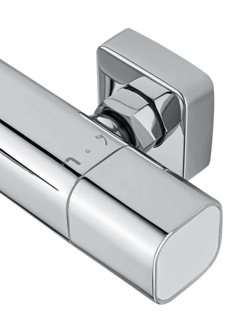 Приобрести смеситель для ванны с душем и термостатом wonzon & woghand solid, хром (ww-c2011-a-cr)