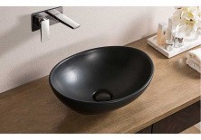 Раковина-чаша CeramaLux 40 см 7138 MB, чёрный