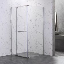 Veconi Душевое ограждение Rovigo 90х100 см, хром, прозрачное RV19-10090-01-C6