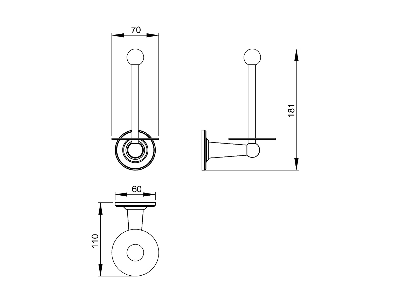 Приобрести держатели для туалетной бумаги timo nelson 150044/00 хром