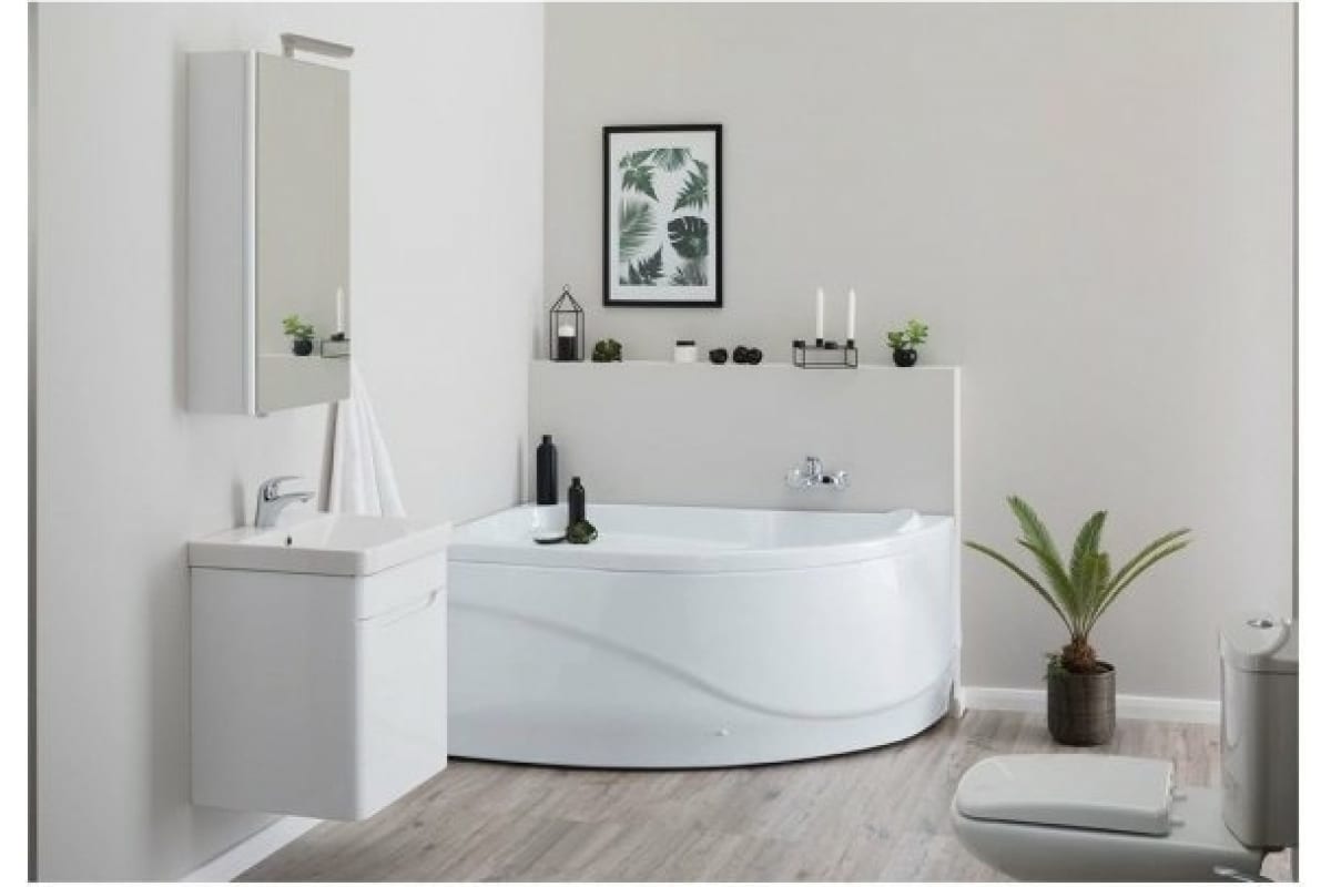 Приобрести aquanet фронтальная панель для ванны graciosa 150 см, белая l