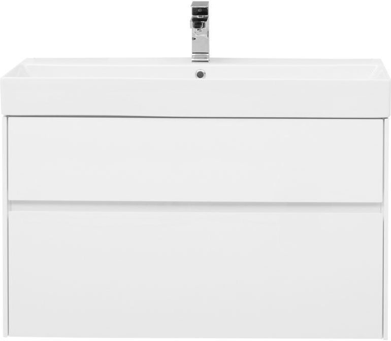 Приобрести aquanet тумба с раковиной бруклин 100 см, белая 00212599