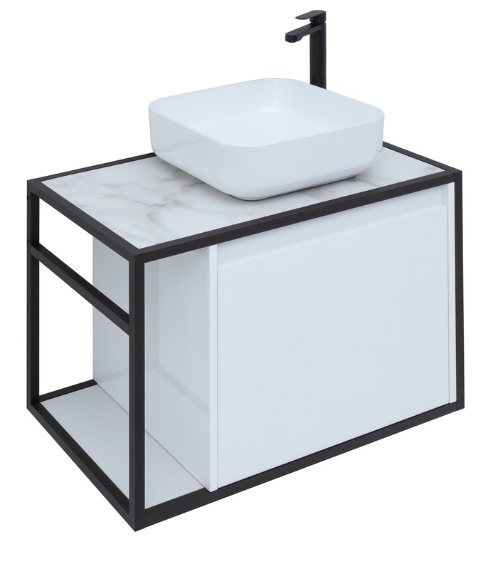 Приобрести aquanet тумба со столешницей nova lite loft 75 см,r белая