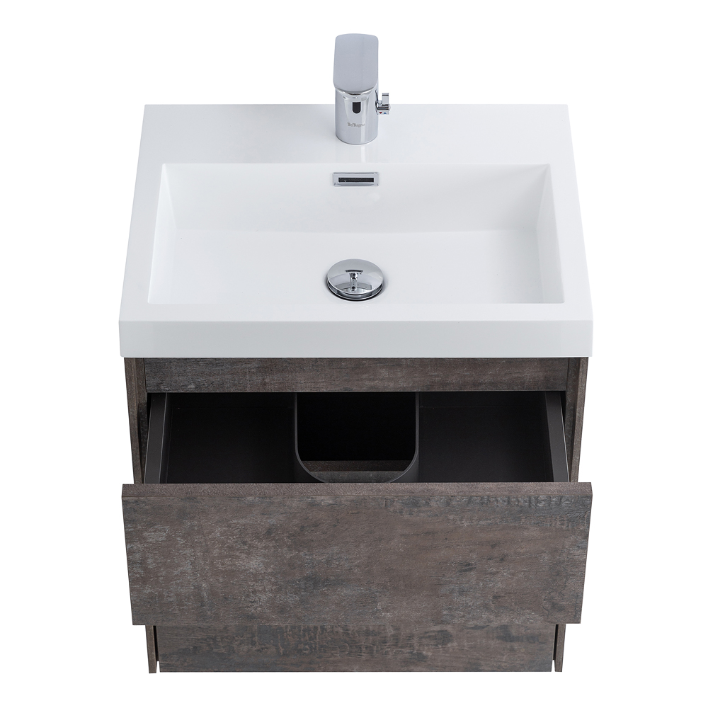 Приобрести belbagno тумба с раковиной pietra mini 50 см, подвесная 50as stone, белая раковина