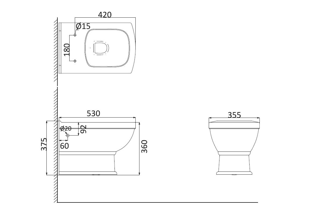 Приобрести унитаз подвесной creo ceramique orleans с крышкой микролифт