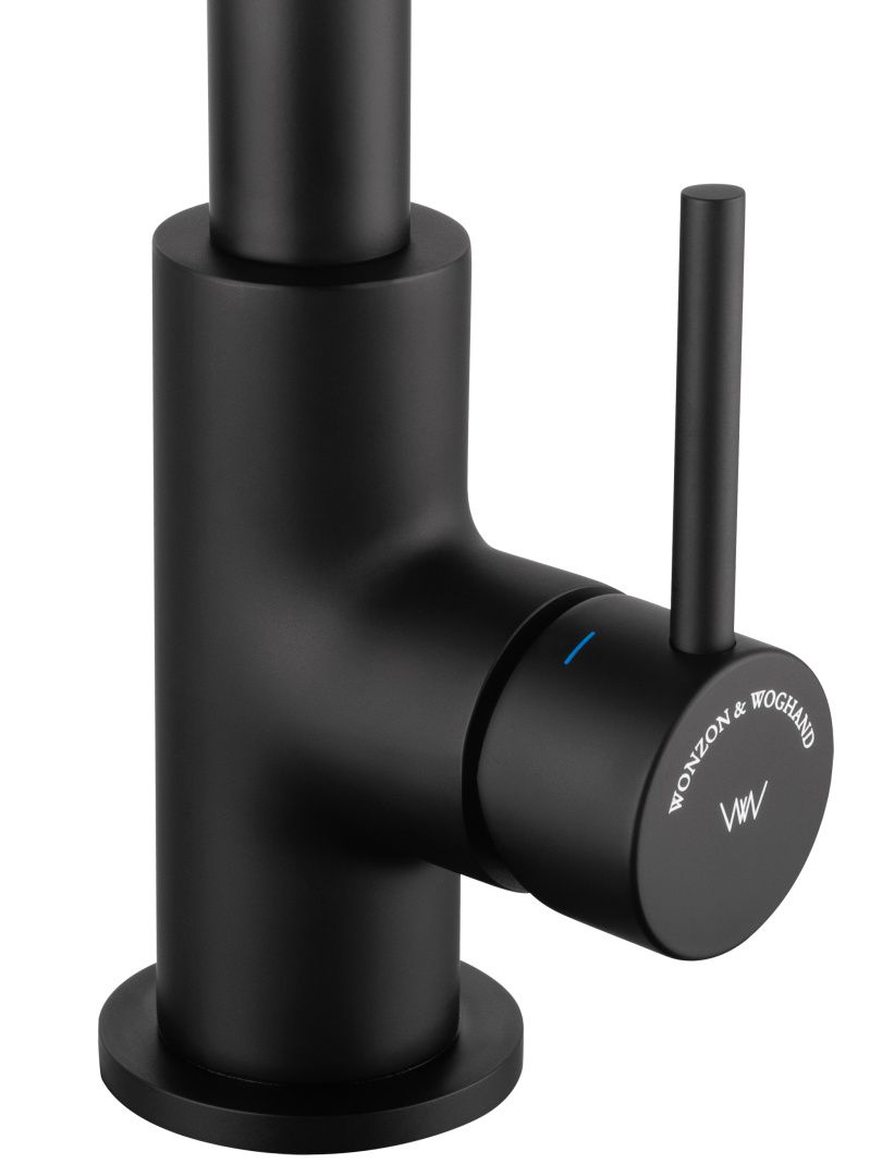 Приобрести смеситель для кухни wonzon & woghand, черный матовый (ww-l1005-mb)