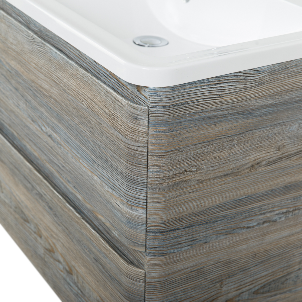 Приобрести belbagno тумба с раковиной albano 100 см, подвесная pino scania, белая раковина