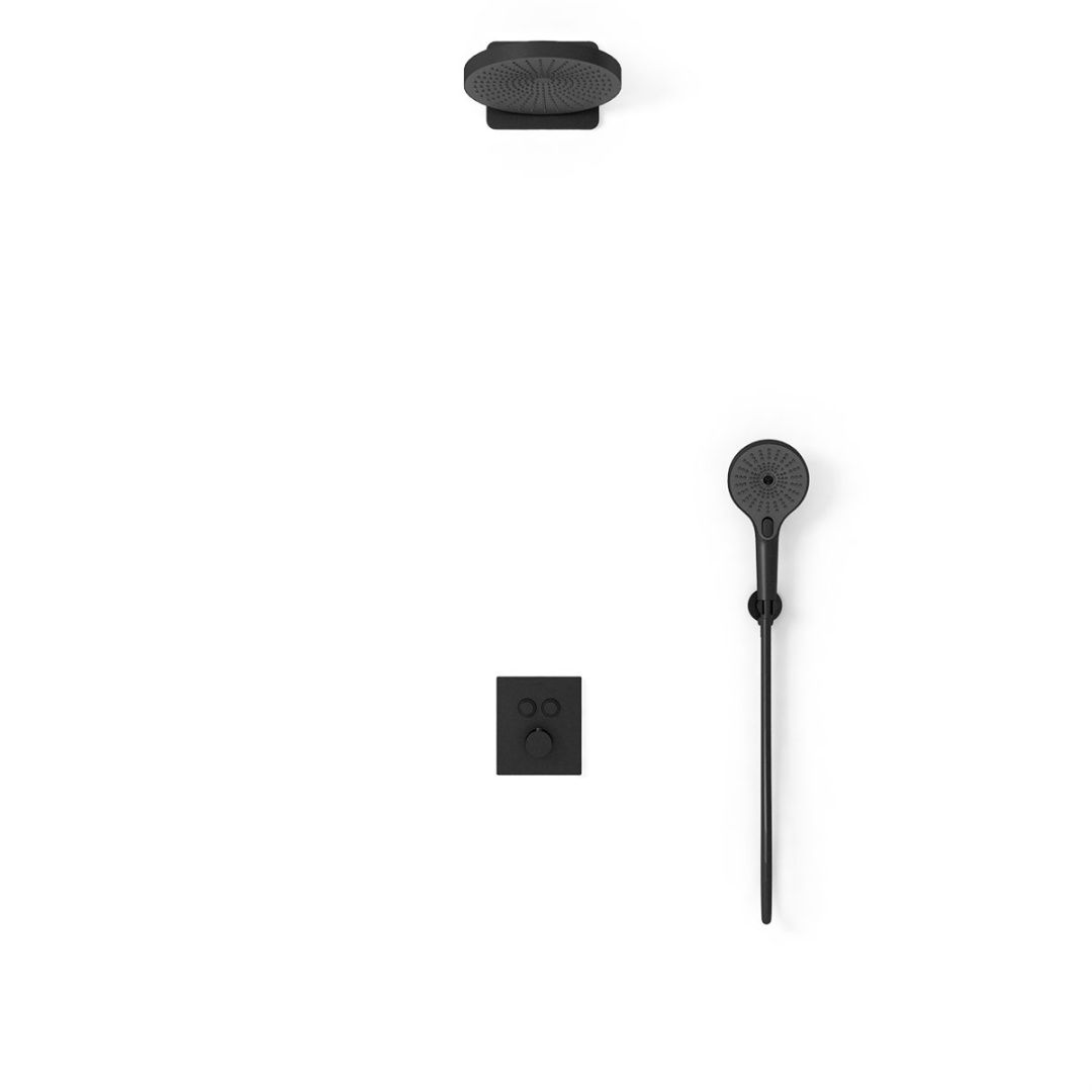 Приобрести vincea встраиваемая душевая система inspire, черная матовая vsfw-3i21t1mb