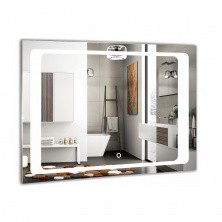 Azario Зеркало Фортуна 600*800, белый, сенсорный включатель, ФР-00000947