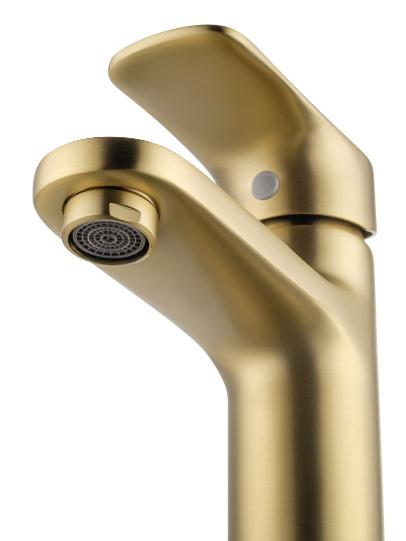 Приобрести смеситель для раковины wonzon & woghand, брашированное золото (ww-xh-011-bg)