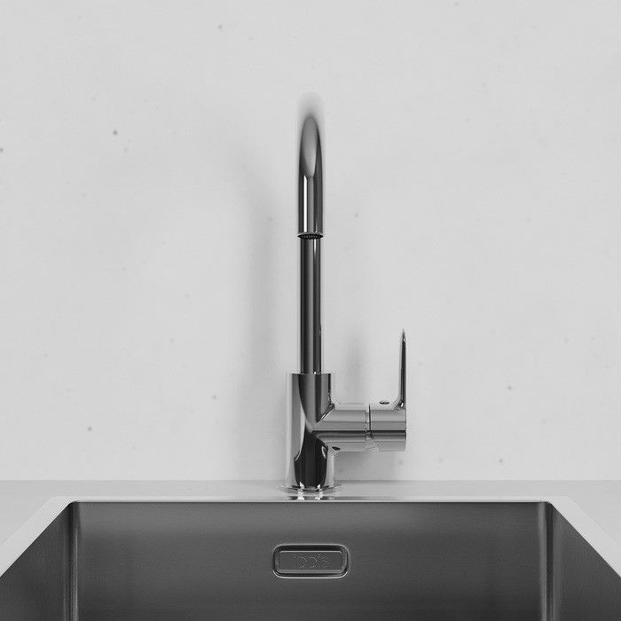 Приобрести iddis смеситель для кухни cuba 337,5 мм, хром cubsbj0i05