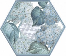 Декор настенный Kerama Marazzi Аньет Dec. Голубой 4 20х23.1