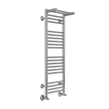 Terminus Полотенцесушитель Аврора П20 30х100 см, с полкой, водяной, хром