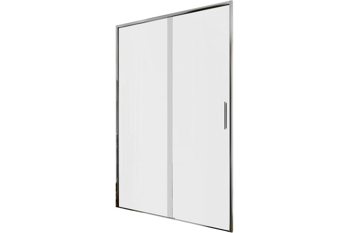 Приобрести aquanet душевая дверь pleasure evo 120 ae65-n120-ct профиль хром, прозрачное стекло