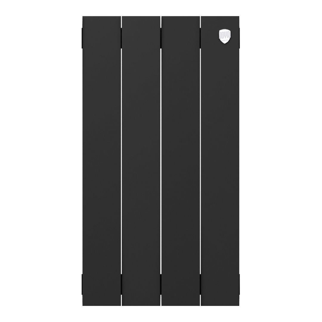 Приобрести royal thermo радиатор биметаллический pianoforte 500 /noir sable ( черный графит ) - 4 секц.