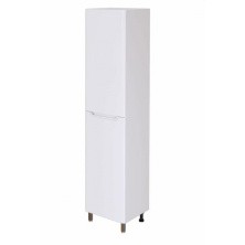 Mirsant Пенал напольный Сити 40 см, белый, правый УТ000090274