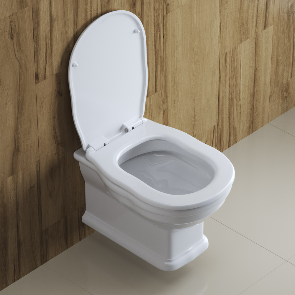 Приобрести belbagno унитаз безободковый подвесной boheme с сиденьем дюропласт, микролифт, белый bb115ch/bb115sc