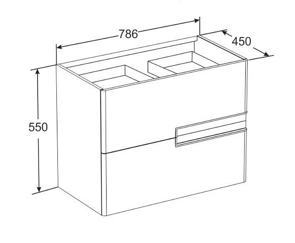 Приобрести тумба подвесная roca victoria nord ice с раковиной 80 см, белый z.ru93.0.273.1; 7.3279.9.c00.0