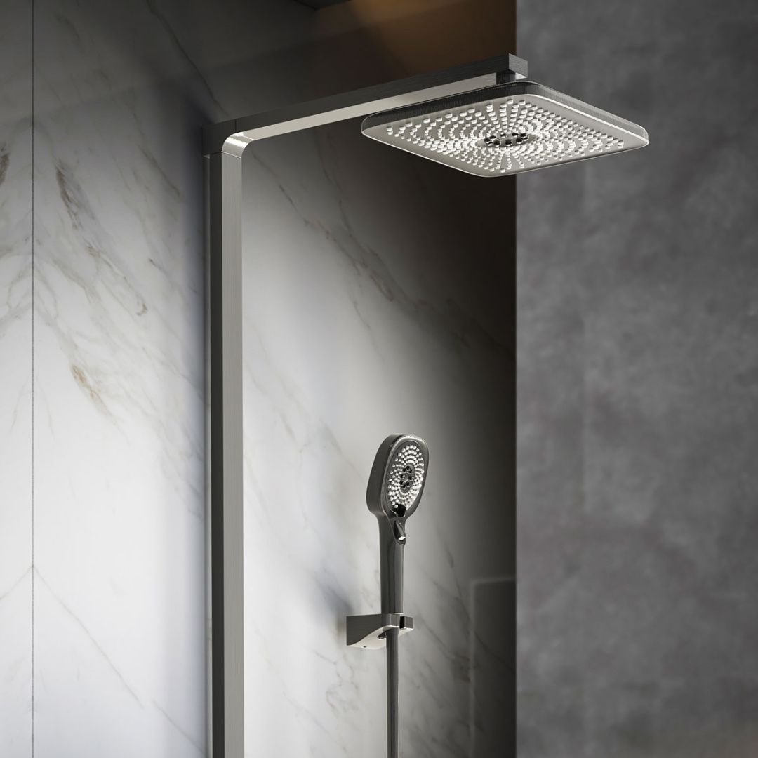 Приобрести vincea душевая стойка inspire, оружейная сталь vsfs-3i13tgm