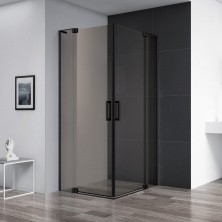 CEZARES Душевое ограждение SLIDER 100х110см SLIDER-A-2-100/110-BR-NERO