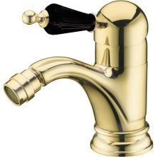 Boheme Сместель для биде Tradizionale, золото\черные кристаллы 256