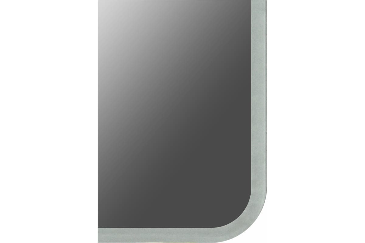 Приобрести continent зеркало с подсветкой bruno 50х60 см, сенсорный включатель, белое