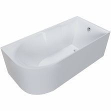 Grossman Акриловая ванна 150x75 см, пристенная, белая GR-2201R